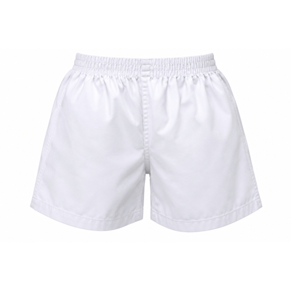 WHITE SPORTS SHORTS, SPORTS