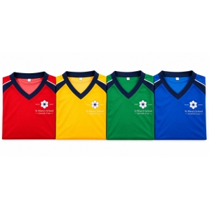 St Marys Gerrards Cross - ST MARYS V NECK T SHIRT, ST MARYS SCHOOL GERRARDS CROSS, SPORTS - YEARS 3 TO 4, SPORTS, SPORTS