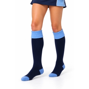 NAVY/SKY GAMES SOCKS, Generic Schoolwear, HIGH MARCH, SPORTS, SPORTS