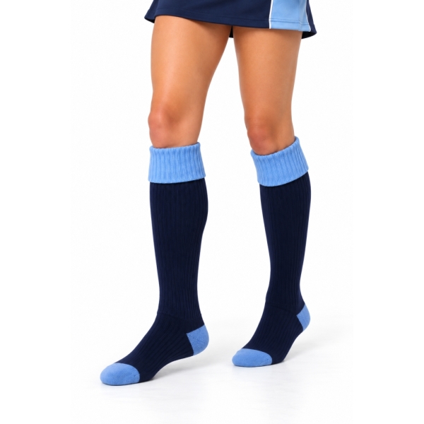 NAVY/SKY GAMES SOCKS, Generic Schoolwear, HIGH MARCH, SPORTS, SPORTS